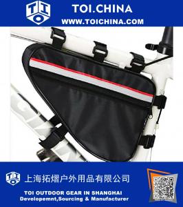 
Saco de armazenamento de bicicleta de bicicleta de esporte Triângulo Frame Strap-On bolsa de bolsa
