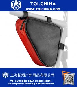 Bolso de la bicicleta del deporte bolsa de almacenamiento Triangle Saddle Frame Correa de la bolsa para ciclismo