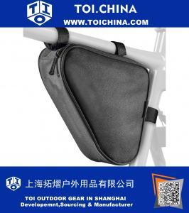 Bolso de la bicicleta del deporte bolsa de almacenamiento Triangle Saddle Frame Correa de la bolsa para ciclismo