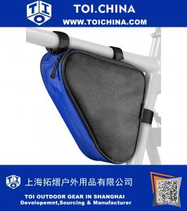 Bolso de la bicicleta del deporte bolsa de almacenamiento Triangle Saddle Frame Correa de la bolsa para ciclismo