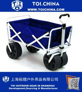 Sports Heavy Duty Collapsible Folding All Terrain Utility Beach Wagon Cart