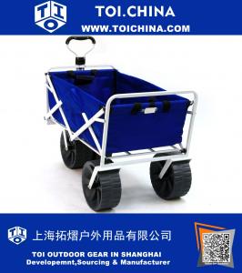 Deportes Heavy Duty plegables todo terreno Terrain Utility Beach Wagon Cart