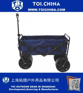 Deportes Heavy Duty plegables todo terreno Terrain Utility Beach Wagon Cart