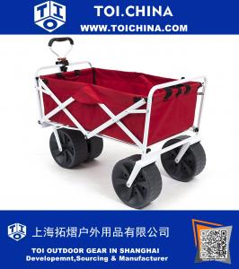 Deportes Heavy Duty Plegable Plegable Todo Terreno Utility Wagon Beach Cart