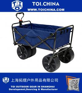 Deportes Heavy Duty Plegable Plegable Todo Terreno Utility Wagon Beach Cart