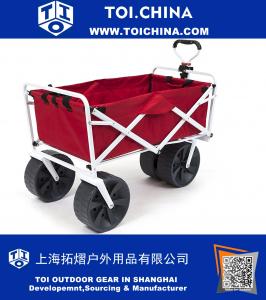 Deportes Heavy Duty Plegable Plegable Todo Terreno Utility Wagon Beach Cart