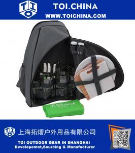 Stylish Single Shoulder 4-Person Picnic Backpack