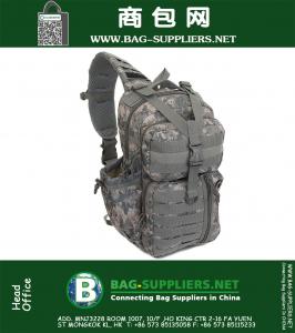 Tactical Gear Molle Hydration Ready Sling Hombro mochila Daypack Bag