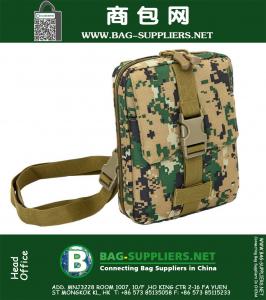 Tático Militar Sling Peito Saco Molle Messenger Bag Tablet PC Bolsa