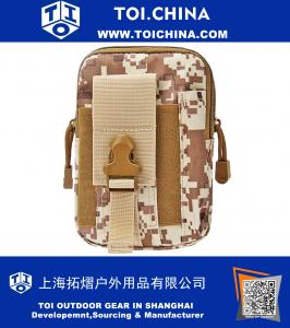 Bolsa táctica - Compacto resistente al agua Multiusos Molle EDC Utility Gadget Gear Tools Organizador - Cintura Bolsas Pack Cell Phone Holster