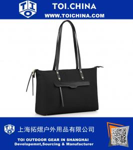 Top Zip Tote 15.6 Inch Laptop Bag for Women Work Handbag - 2 Padded Sleeves