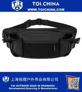 Paquete de cintura Bolsa de cinturón portátil Gadget Fanny Pack Senderismo al aire libre Viaje Gran Bolsa de cintura militar Paquete de cintura militar para la vida diaria Ciclismo Senderismo Caza Pesca Compras