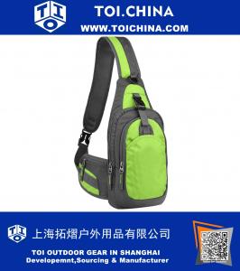 Water Resistant Outdoor Shoulder Chest Pack Unbalance Crossbody Bag for Women Men Girls Boys Travel Daypack