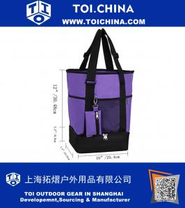Wasserabweisende Einkaufstasche mit Isolierkühler, 20-23L