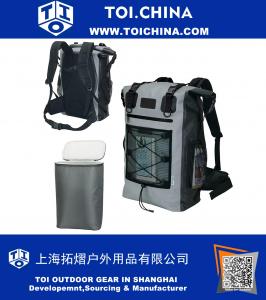 Impermeável 2-em-1 Dry Bag à prova de vazamento Cooler Backpack
