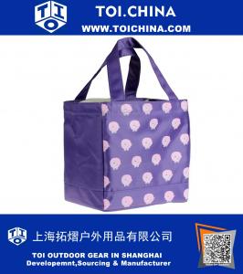 Waterproof Canvas Insulation Lunch Bag,Cooler Bag Folding Insulation Meal Package Lunch Picnic BaCartoon Small Bag Mummy Bag Lovely Handbag