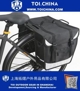 Waterproof Mountain Bike Rack Bag Double Pannier Trunk Cargo Bags for Cycling Outdoor Sports