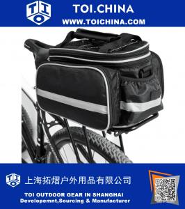 Wasserdichte Multifunktions Exkursion Radfahren Fahrrad Fahrrad Rear Seat Trunk Bag Tragen Gepäck Paket Rack Packtaschen mit Regenschutzabdeckung