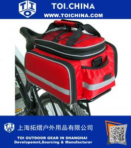 Wasserdichte Multifunktions Exkursion Radfahren Fahrrad Fahrrad Rear Seat Trunk Bag Tragen Gepäck Paket Rack Packtaschen mit Regenschutzabdeckung