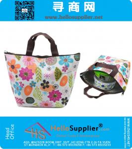 Tote à prova de água à prova d 'água Lunch Box Tote Tote Isolados Cooler Zipper Viagem Organizador Caixa