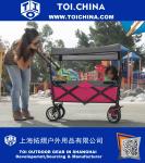 Folding Wagon for Kids, Beach, Foldable Canopy with Sun/Rain Shade