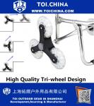 Folding Shopping Cart, Stair Climbing Cart Grocery Laundry Utility Cart with Wheel Bearings