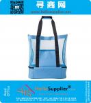 Large Capacity Mesh Canvas Bag