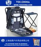 2 Person Blue 2 in 1 Picnic Backpack