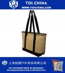 Jute Shopping Tote