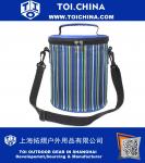 Stripe Insulated Cooler Bag 