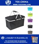 32L Folding Picnic Insulated Cool Basket Bag