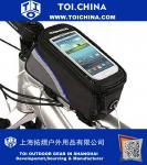 Bicycle Frame Pannier and Front Tube Cell Phone Bag