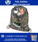 Camo с изоляцией Drawstring Backpack Cooler Bag Водонепроницаемая подкладка PEVA