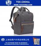 Canvas School Backpack Functional Travel Bag