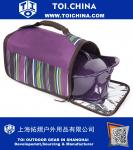 Casseroval Thermal Carrier, Stripe Purple