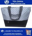 Cooler Insulated Tote Large Bag with Padded Shoulder Strap for Grocery, Frozen Food, Hot, and Perishables with Zipper, Side Pockets