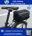 Cycling Bicycle Bike Pannier Rear Seat Bag Rack Trunk Storage Pack Travel As Shoulder Also Bag or Handbag