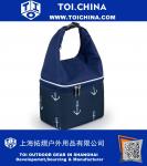 Insulated Lunch Bag Cooler Tote with Food Grade Compartment for Work Office School Outdoor, Anchor Shap