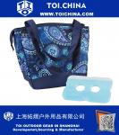 Insulated Lunch Bag with Ice Pack, Stylish Cooler Bag