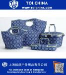 Insulated Market Basket or Picnic Tote,