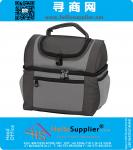 Large Dual Compartment Insulated Lunch Bag