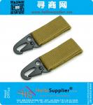 Nylon Velcro, Gear Keeper Pouch, can be used as Key Chain, Key Ring Holder, Compatible with Molle Bags