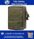Outdoor Waist Bag 1000D Multifunctional EDC Molle Tool Zipper Waist Pack Accessory Durable Belt Pouch