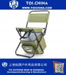 Cadeira portátil com Refrigerador Saco Multi-Função Ao Ar Livre Dobrável cadeira bloco de gelo para Pesca, Camping e Viagem