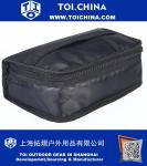 Mini saco isolado térmico portátil do almoço do saco do refrigerador para miúdos, preto