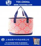 Print Canvas Insulated Cooler Tote Bag