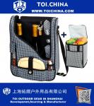 Wine and Cheese Tote for 2 with Matching Cooler
